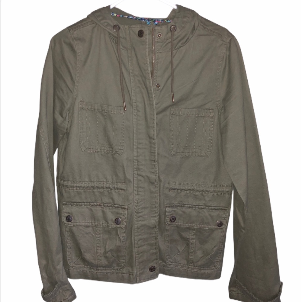 Dark Green Parka Jacket